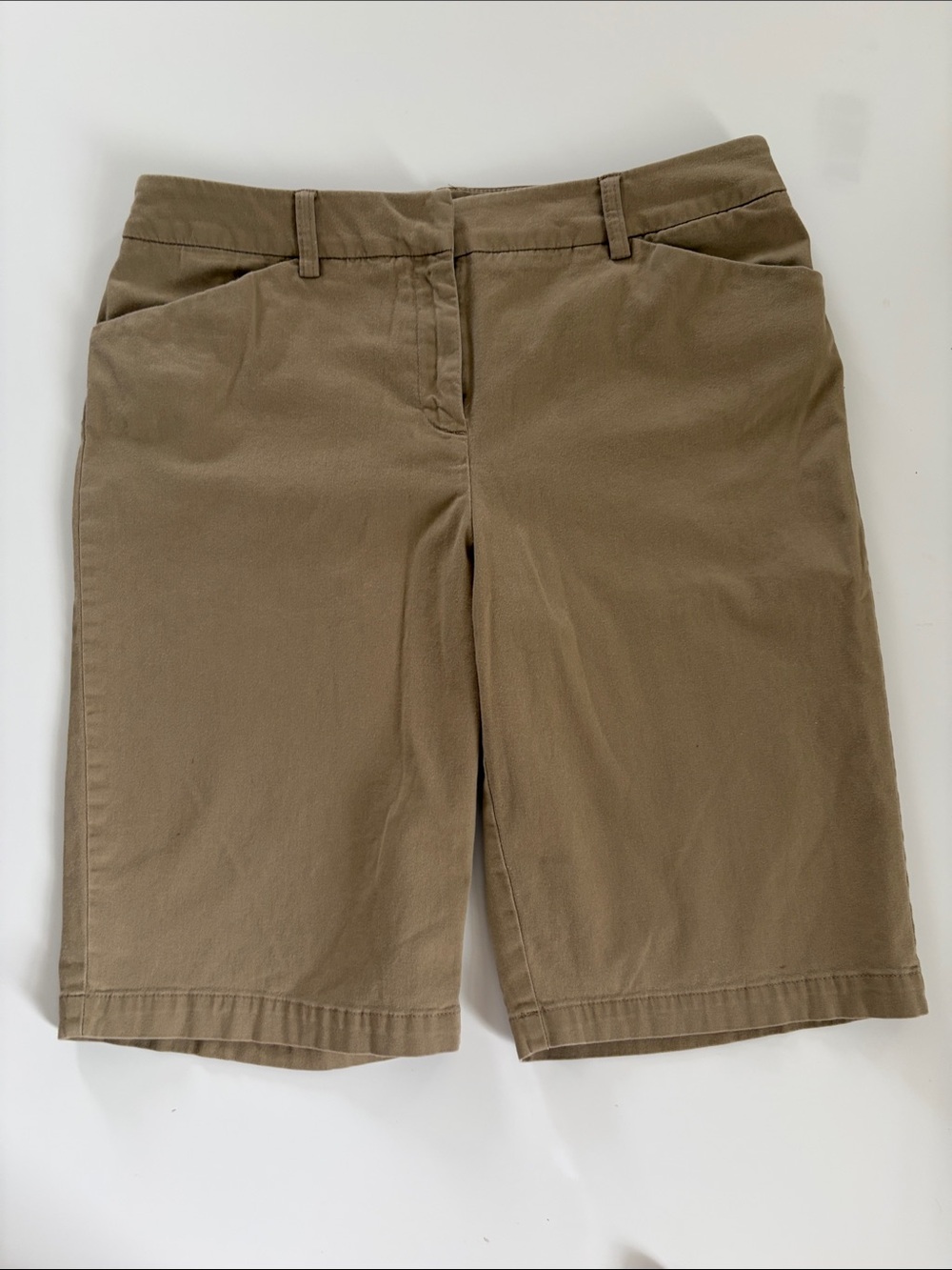 Jones New York Tan Bermuda Shorts